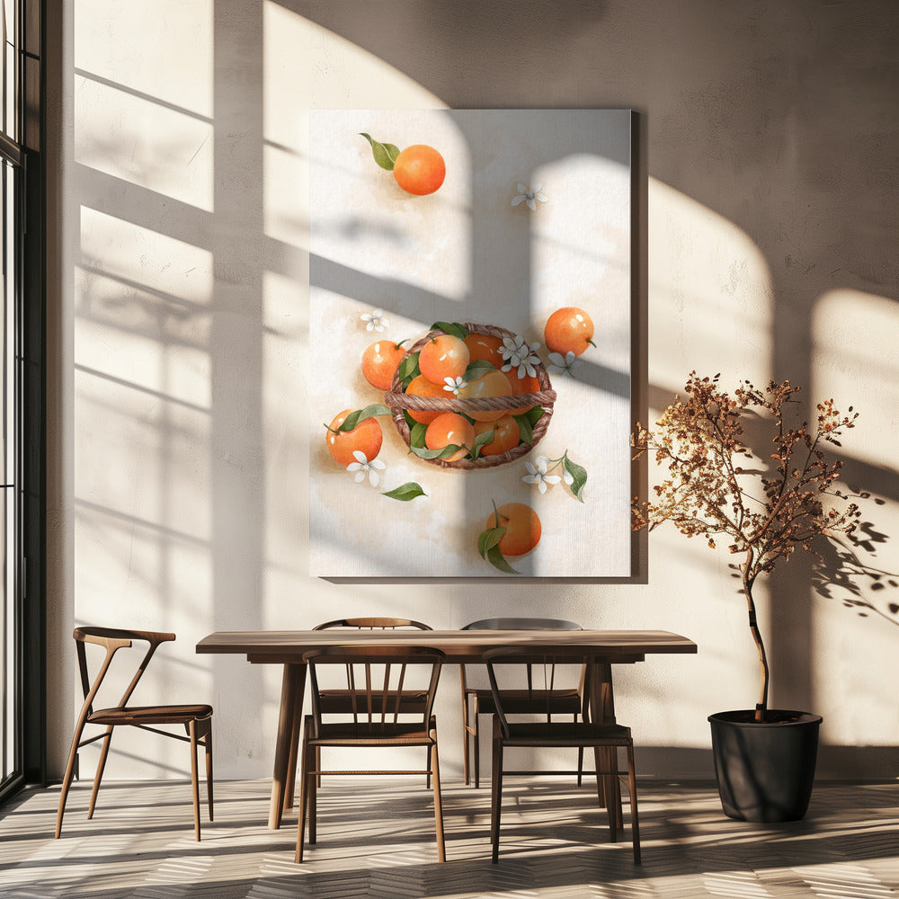 Saftige Orange | Leinwand