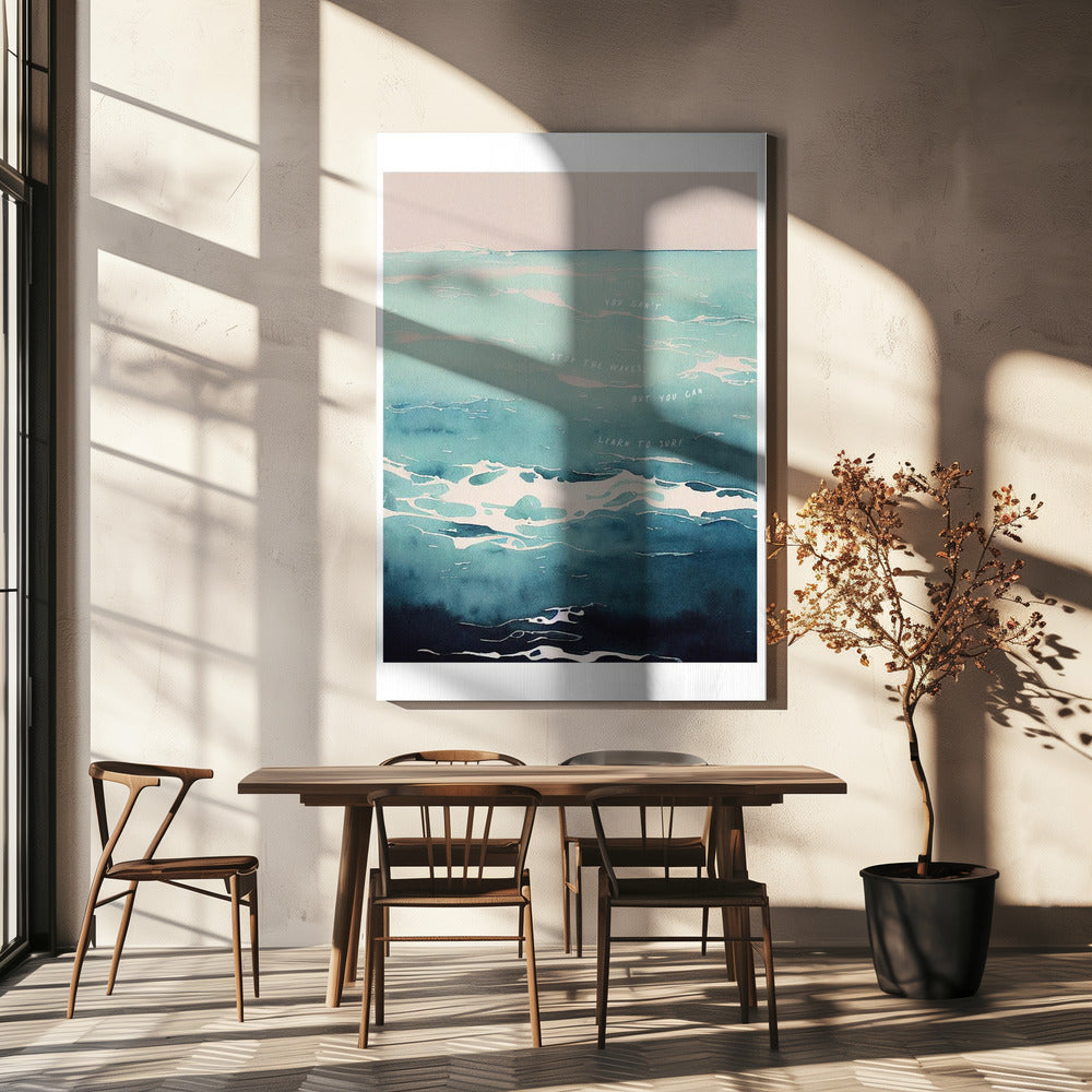 Surfen lernen | Leinwand