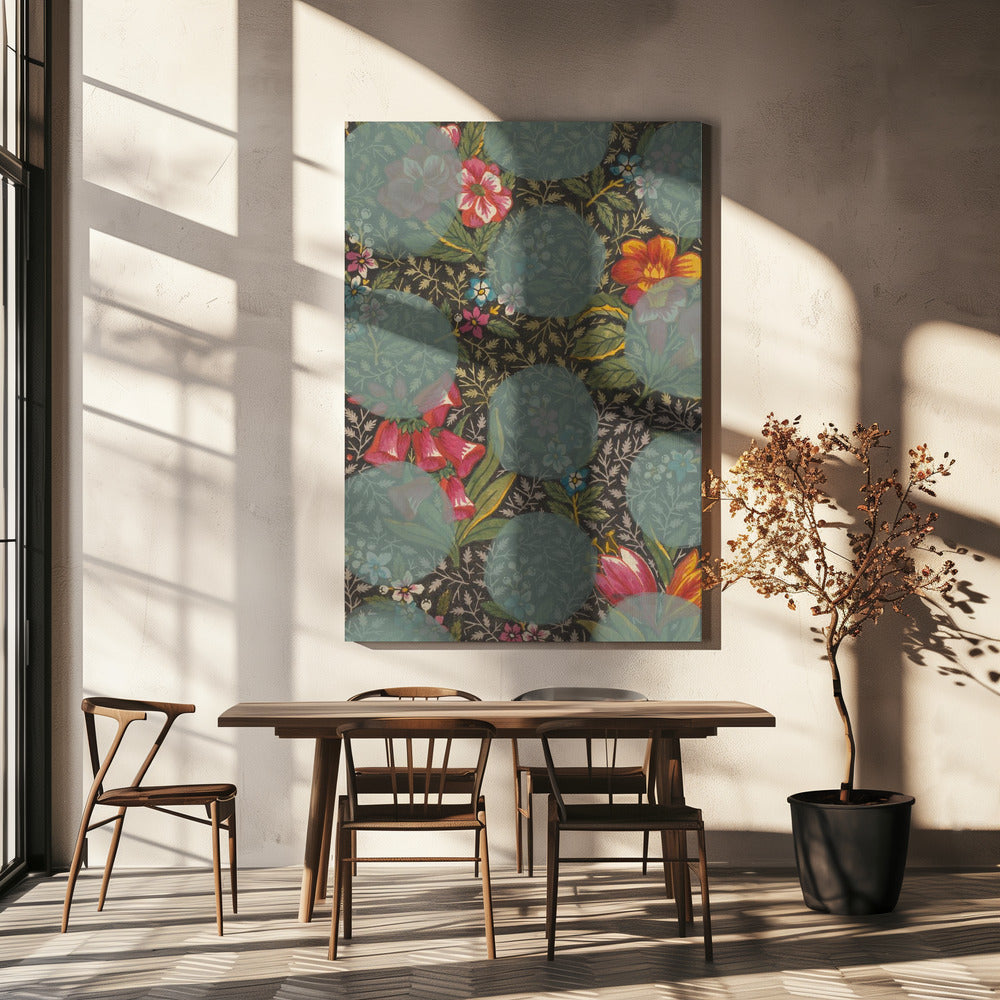Bunte Blume | Leinwand