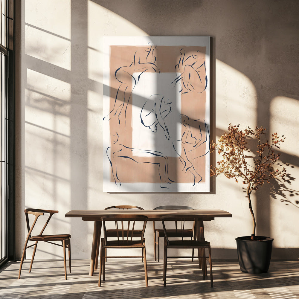 Schlage eine Pose | Leinwand