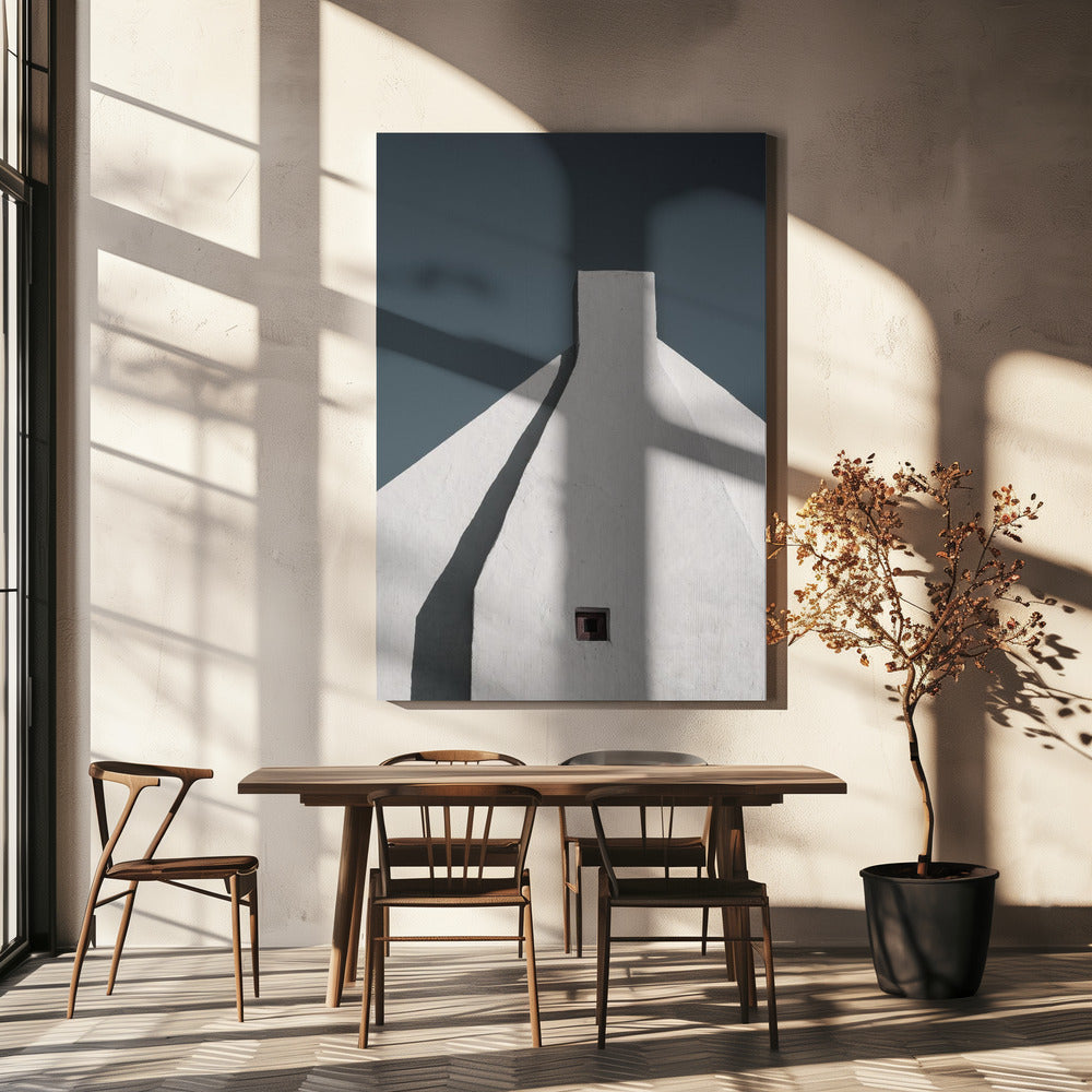 Weiße Geometrie | Leinwand