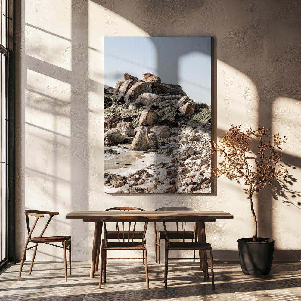 Rocky Coastline Serenity | Canvas