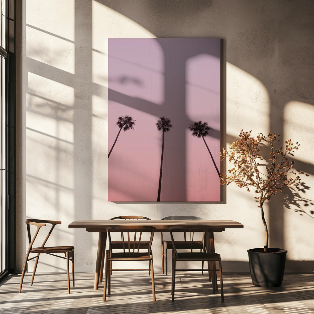 Pink Sky Trio | Canvas