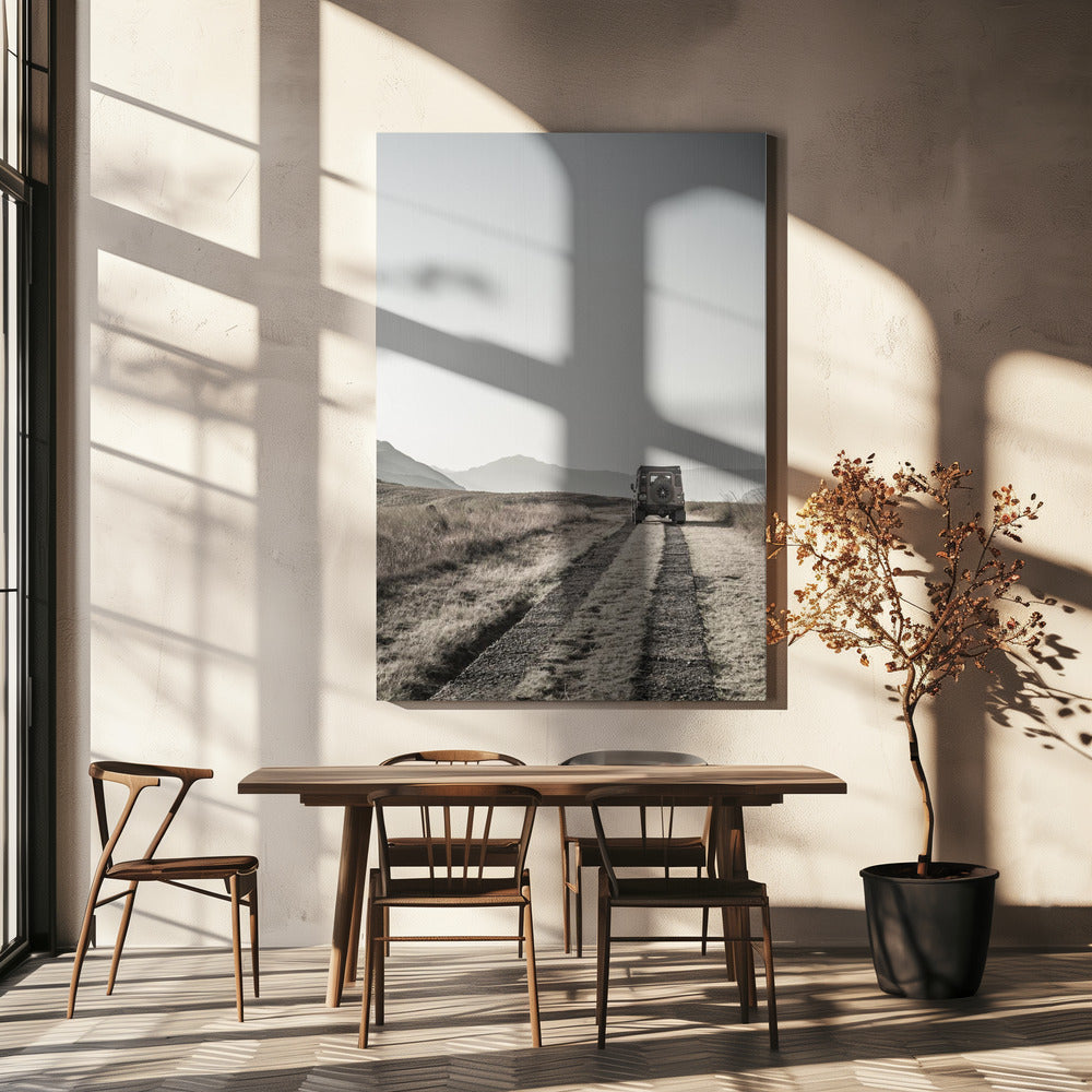 Lonely Road Journey | Canvas
