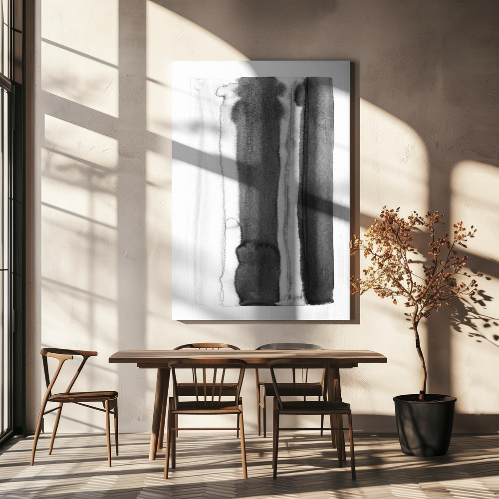 Monochrome Flow | Canvas