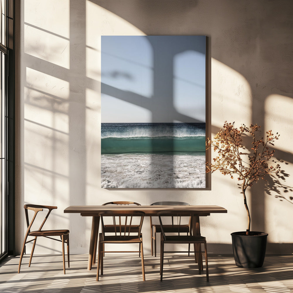 Meereslandschaft mit Wellen | Leinwand