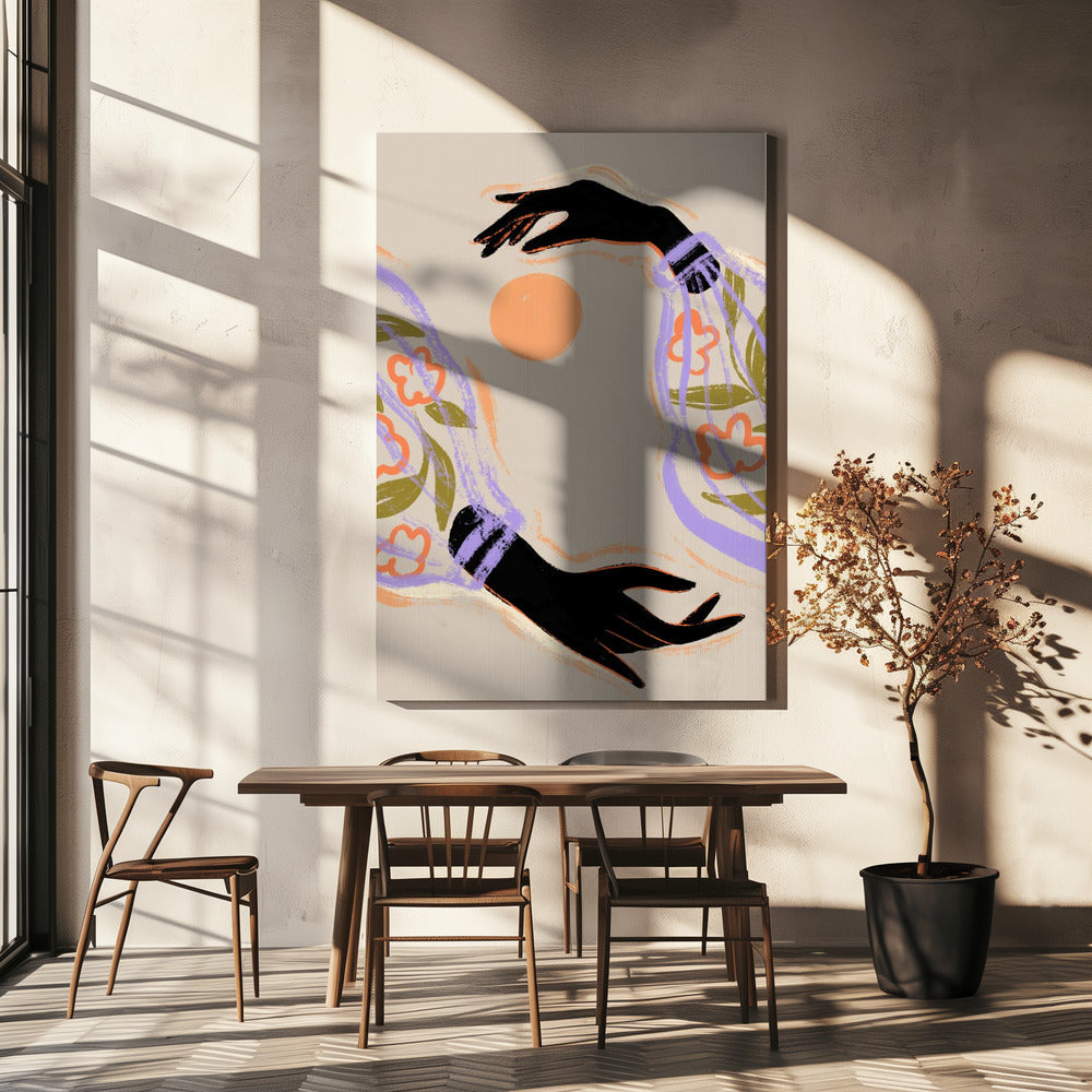 Umarme die Sonne | Leinwand