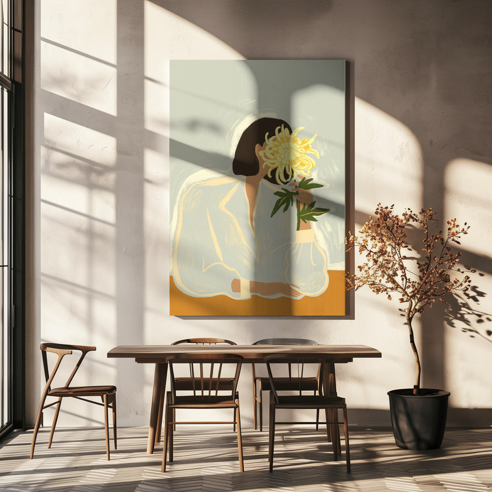 Die Chrysantheme | Leinwand