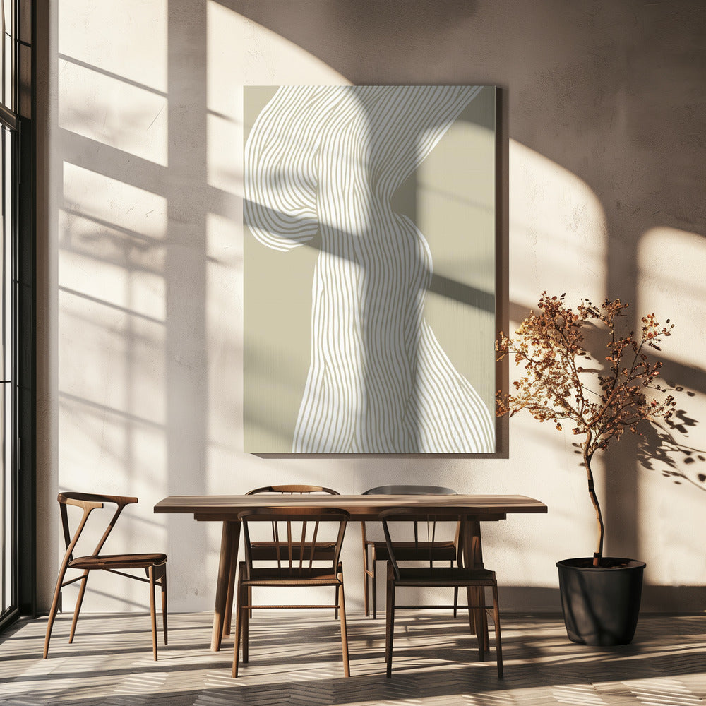 Flowing Lines Canvas | Canvas
