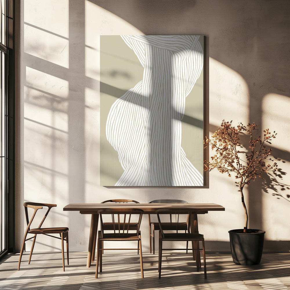 Flowing Lines Emerge | Canvas