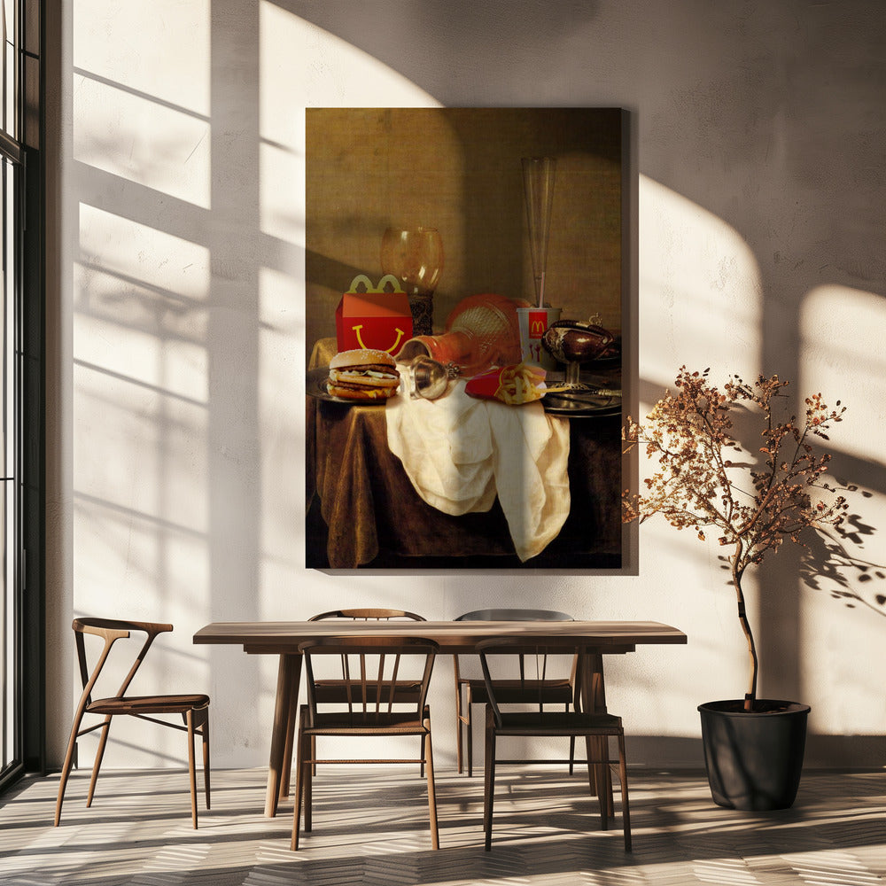 Klassisches Abendessen | Leinwand