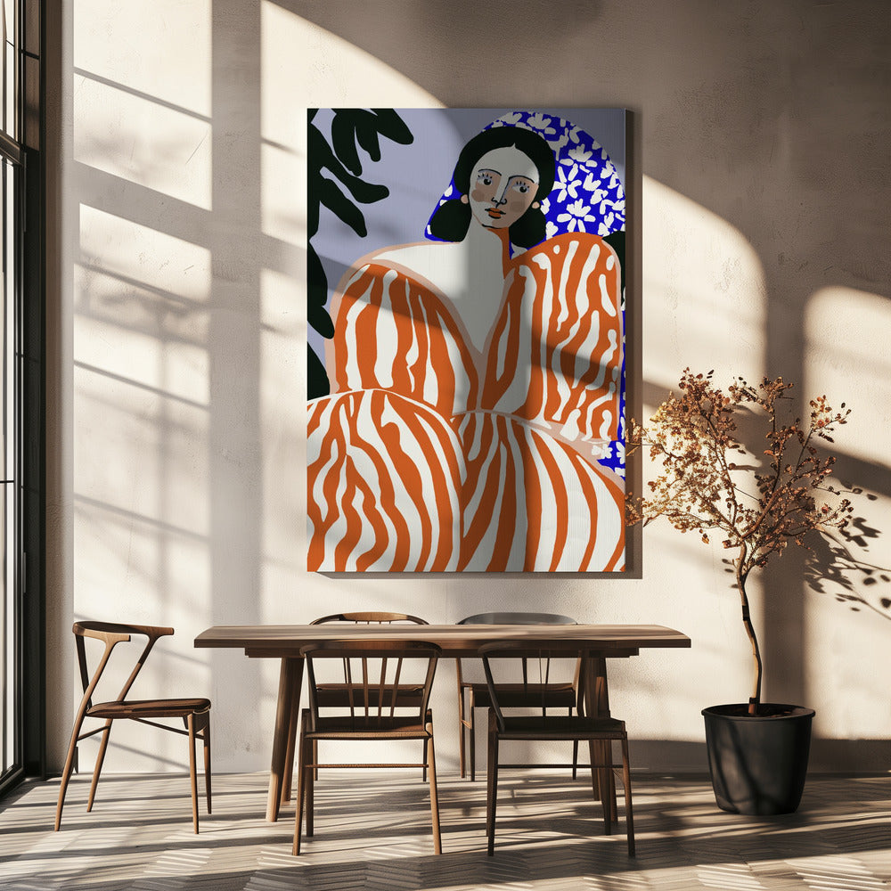 Zebra Eleganz | Leinwand