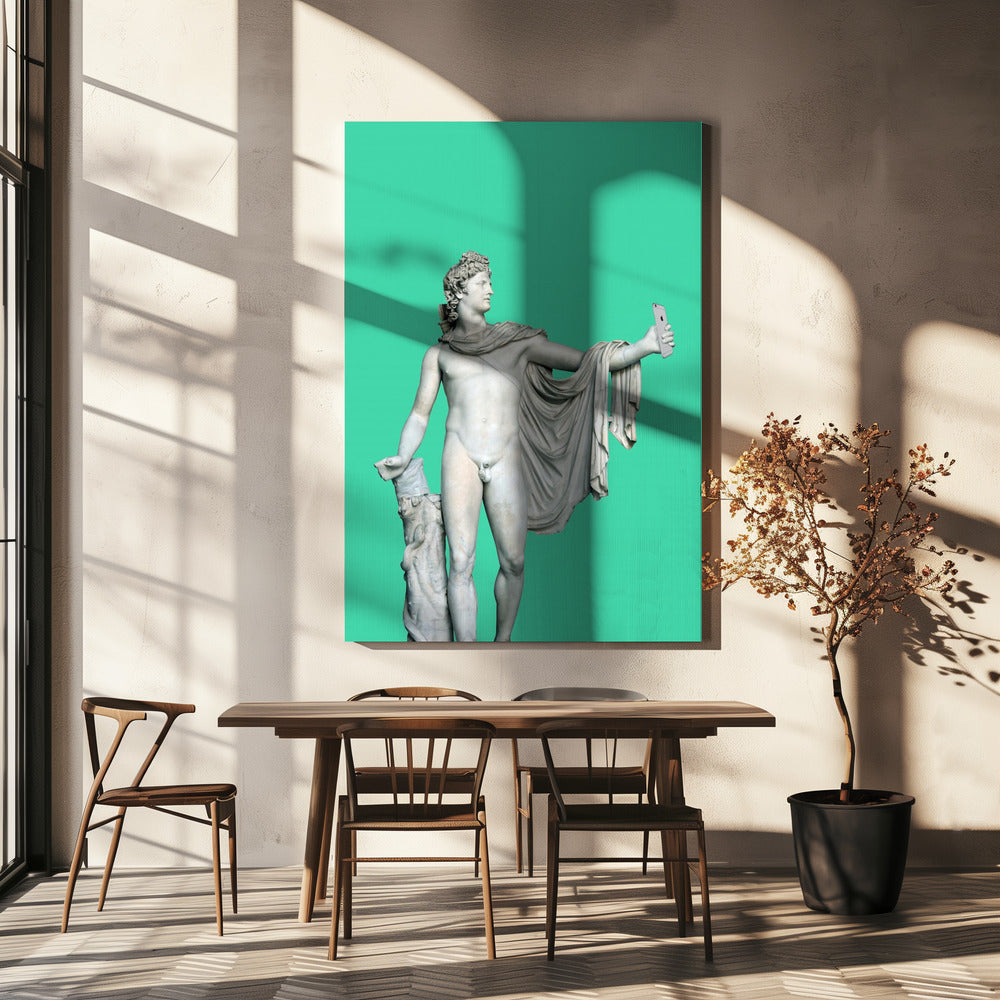Antikes Selfie | Leinwand