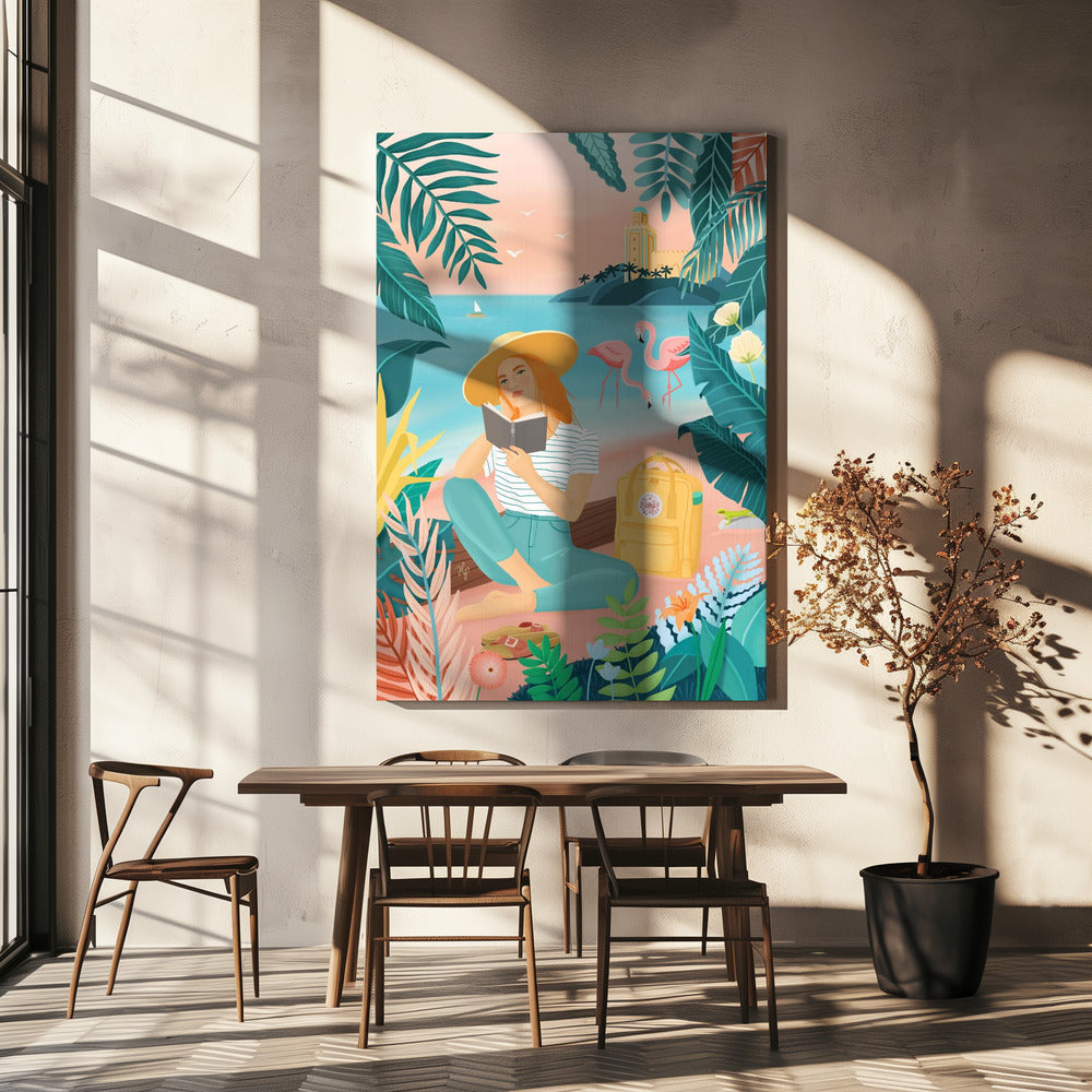 Flamingos | Leinwand