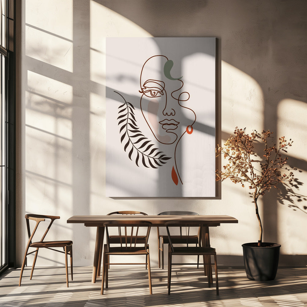 Leafy Elegance | Canvas