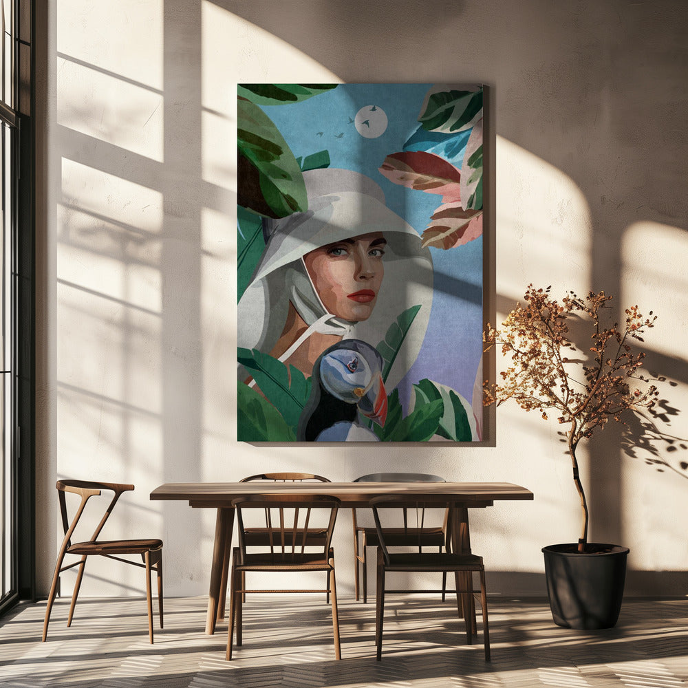 Papageientaucher-Traumlandschaft | Leinwand