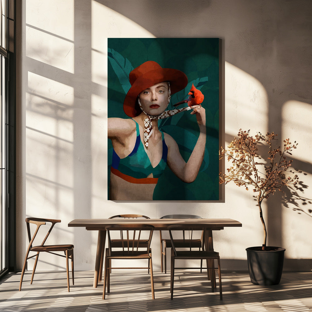 Purpurne Serenade | Leinwand