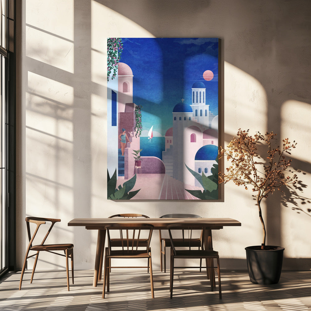 Ägäische Traumlandschaft | Leinwand