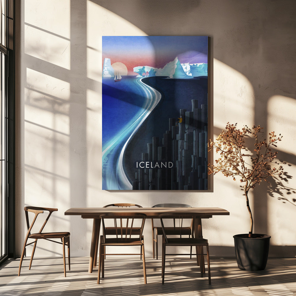 Majestätische Island-Ansicht | Leinwand