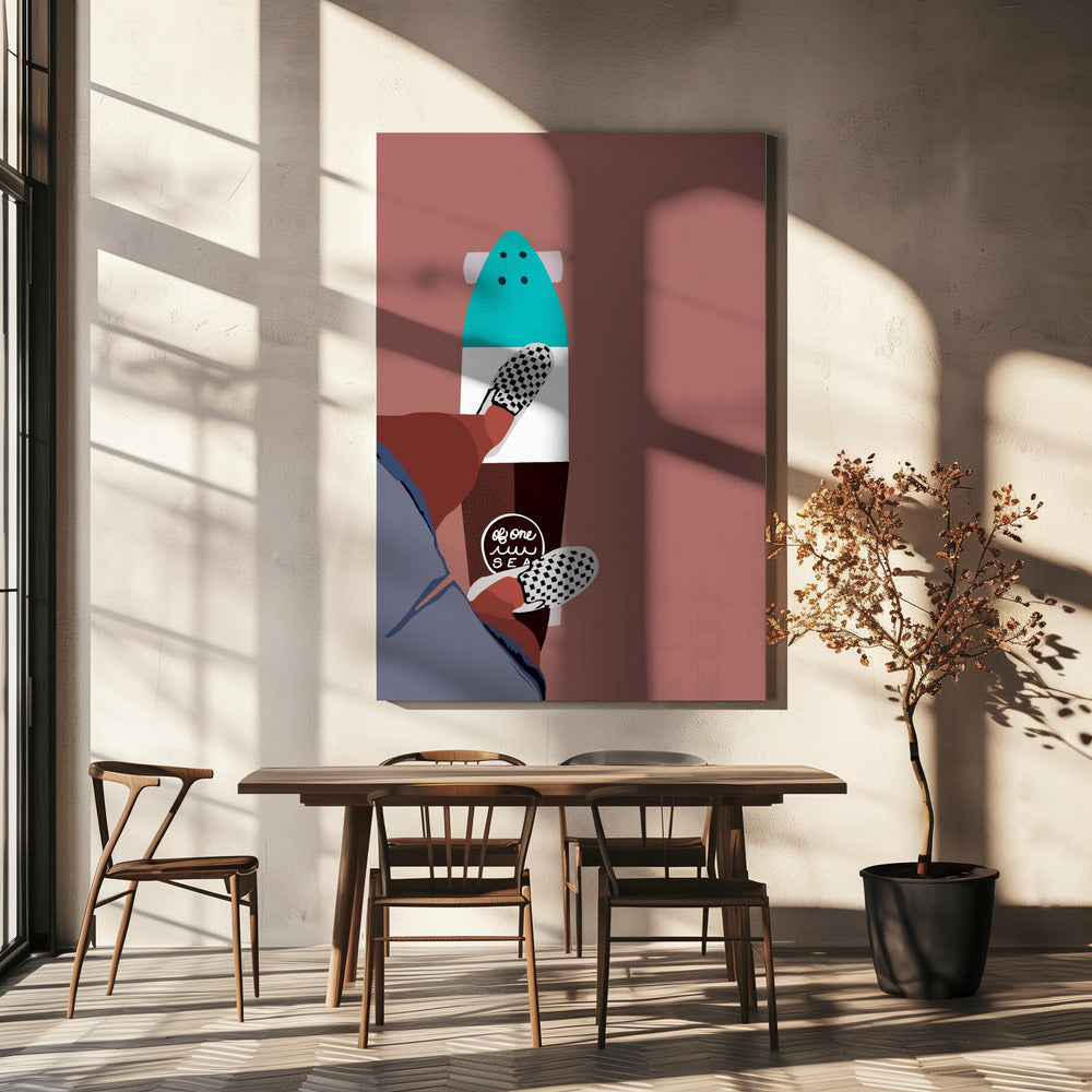 Reite die Wellen | Leinwand