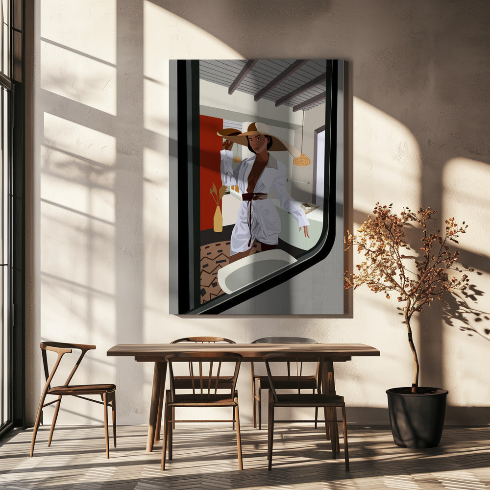Schicke Reflexion | Leinwand