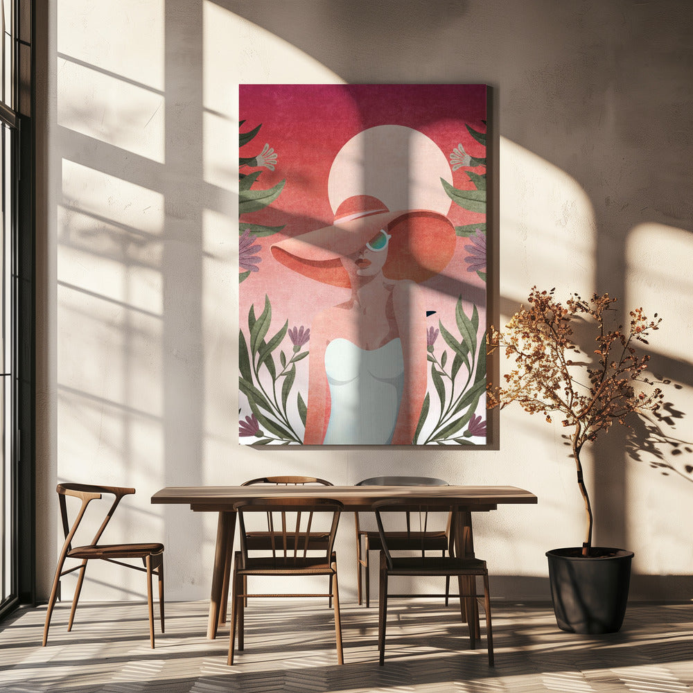 Sommerliche Eleganz | Leinwand