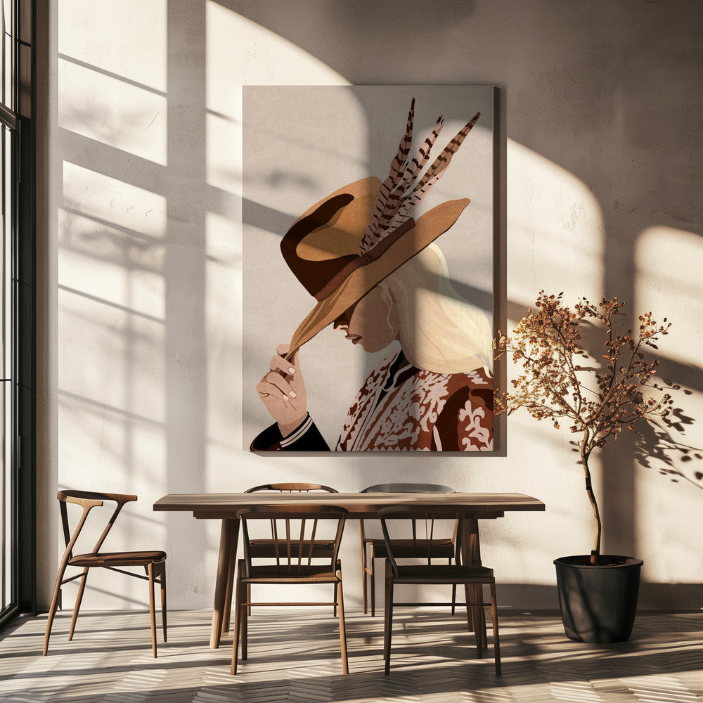 Gefiederte Eleganz | Leinwand
