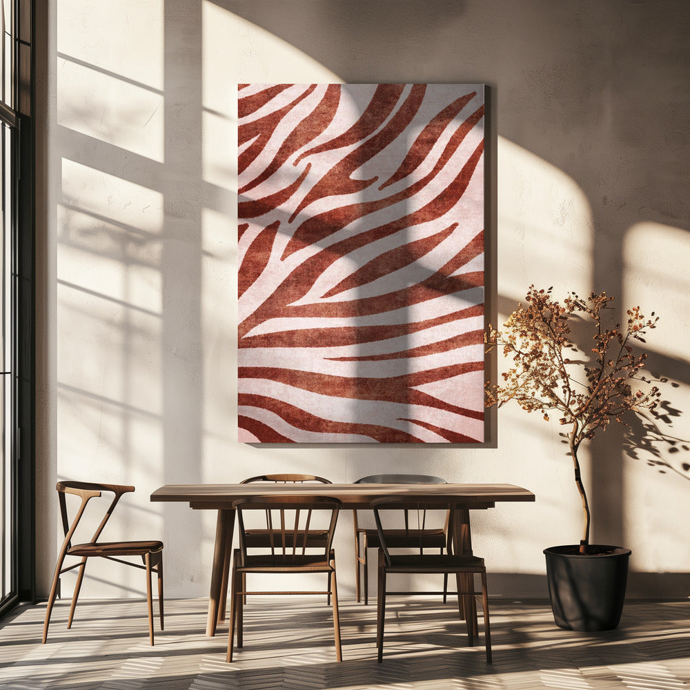 Gestreifte Eleganz | Leinwand