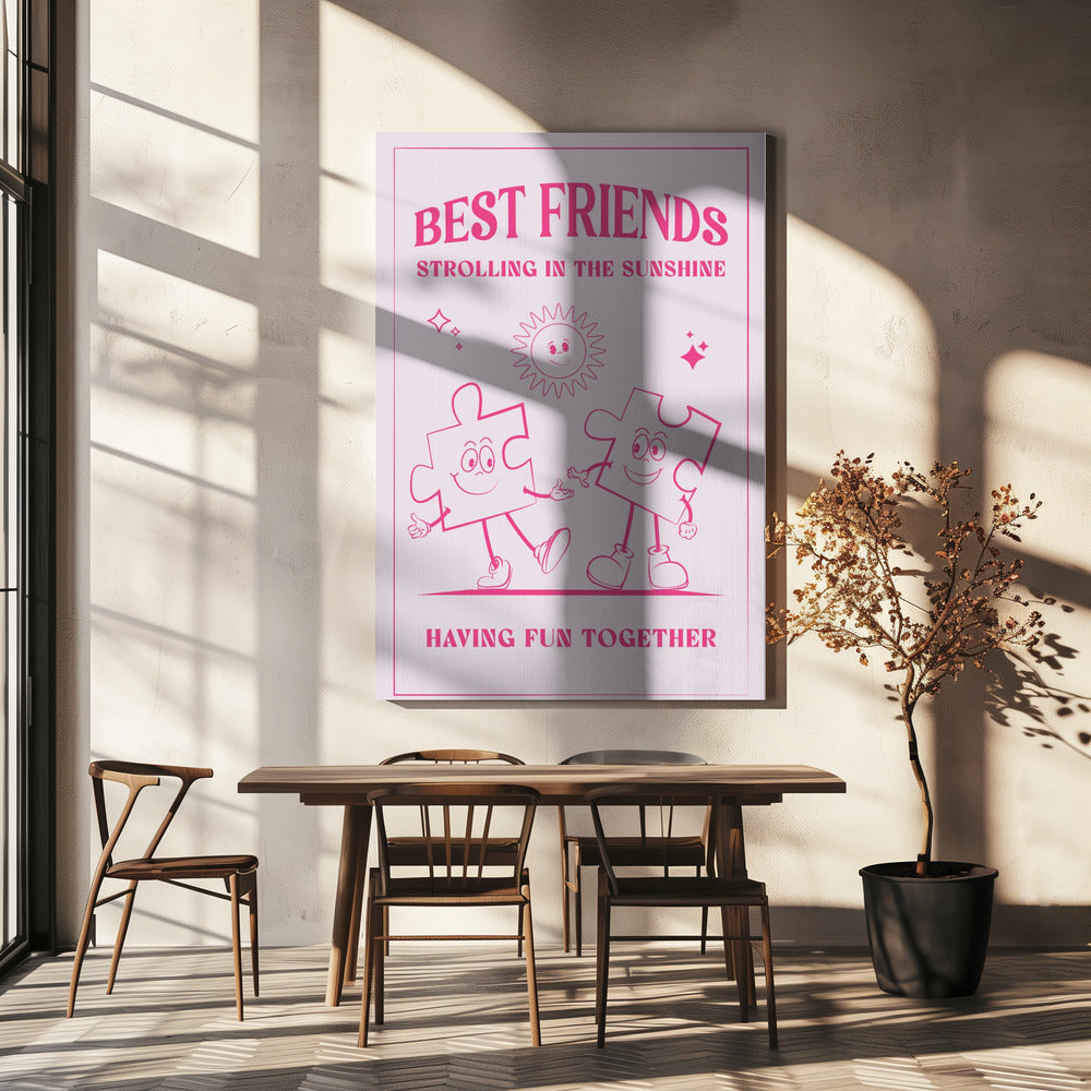 Beste Freunde | Leinwand