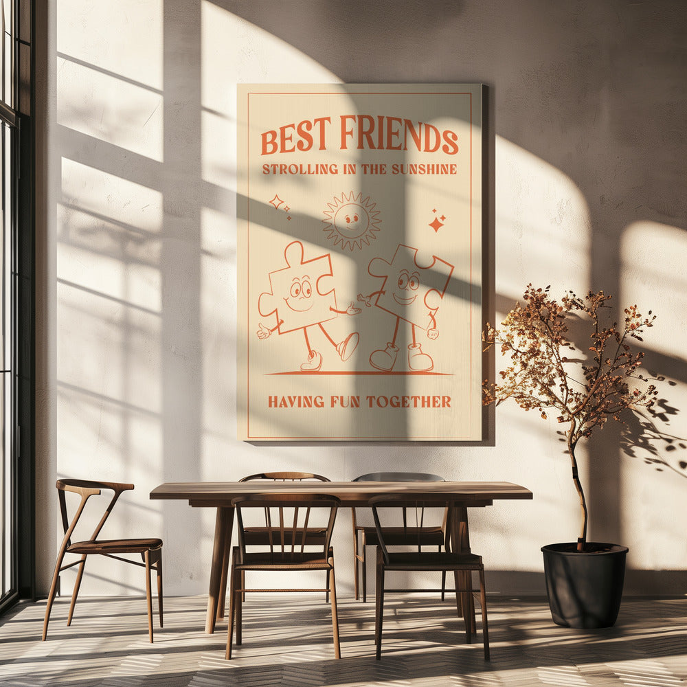 Beste Freunde | Leinwand