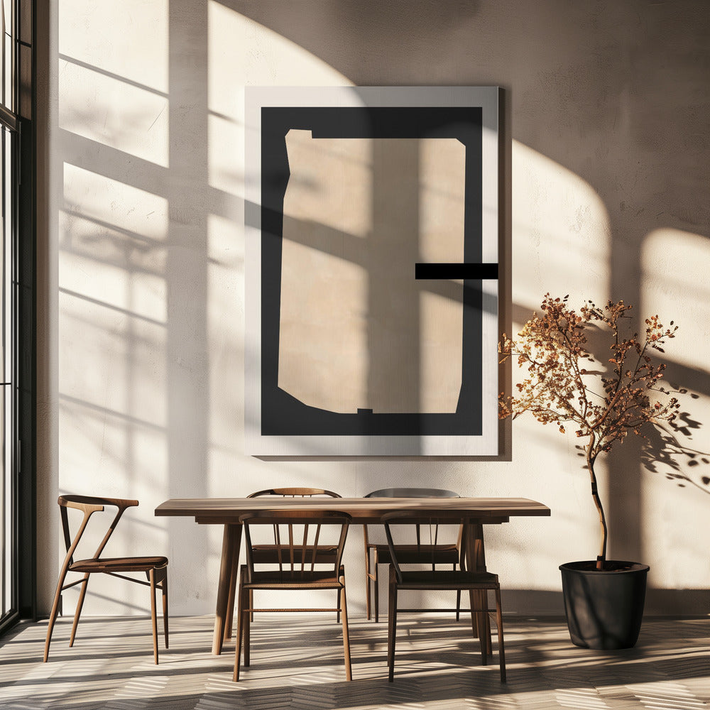 Abstract Beige Painting | Canvas