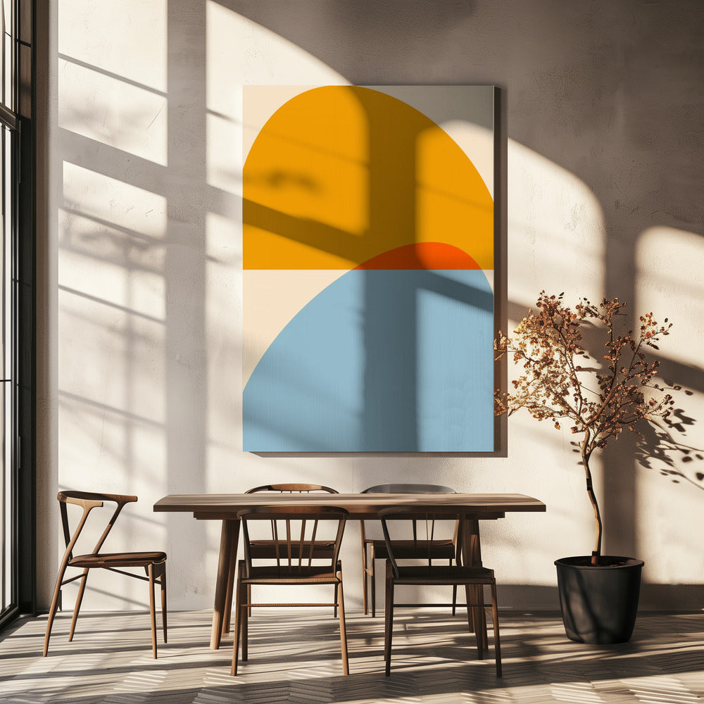 Pastell der Mitte des Jahrhunderts 18 | Leinwand