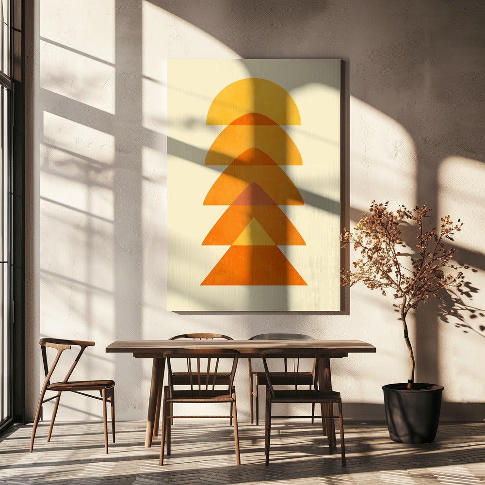 Spring Mid Rhapsody Orange 5 | Leinwand