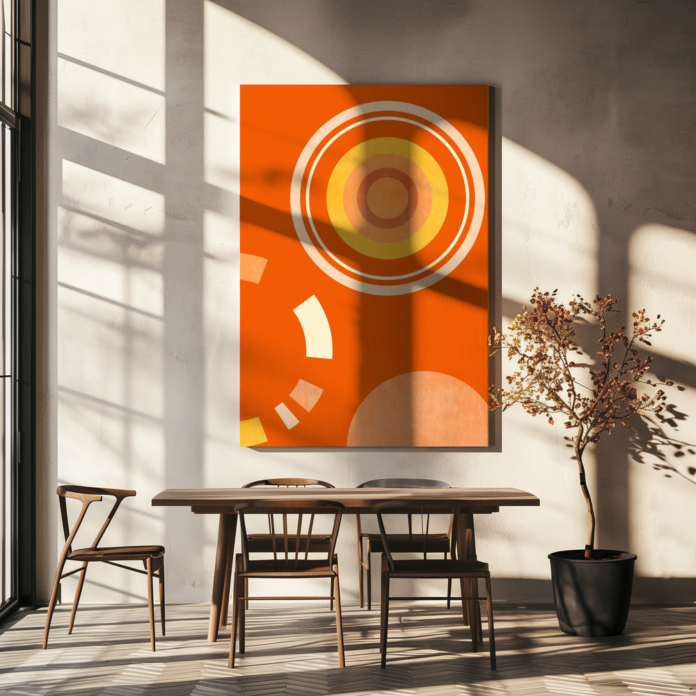 Spring Mid Rhapsody Orange 4 | Leinwand