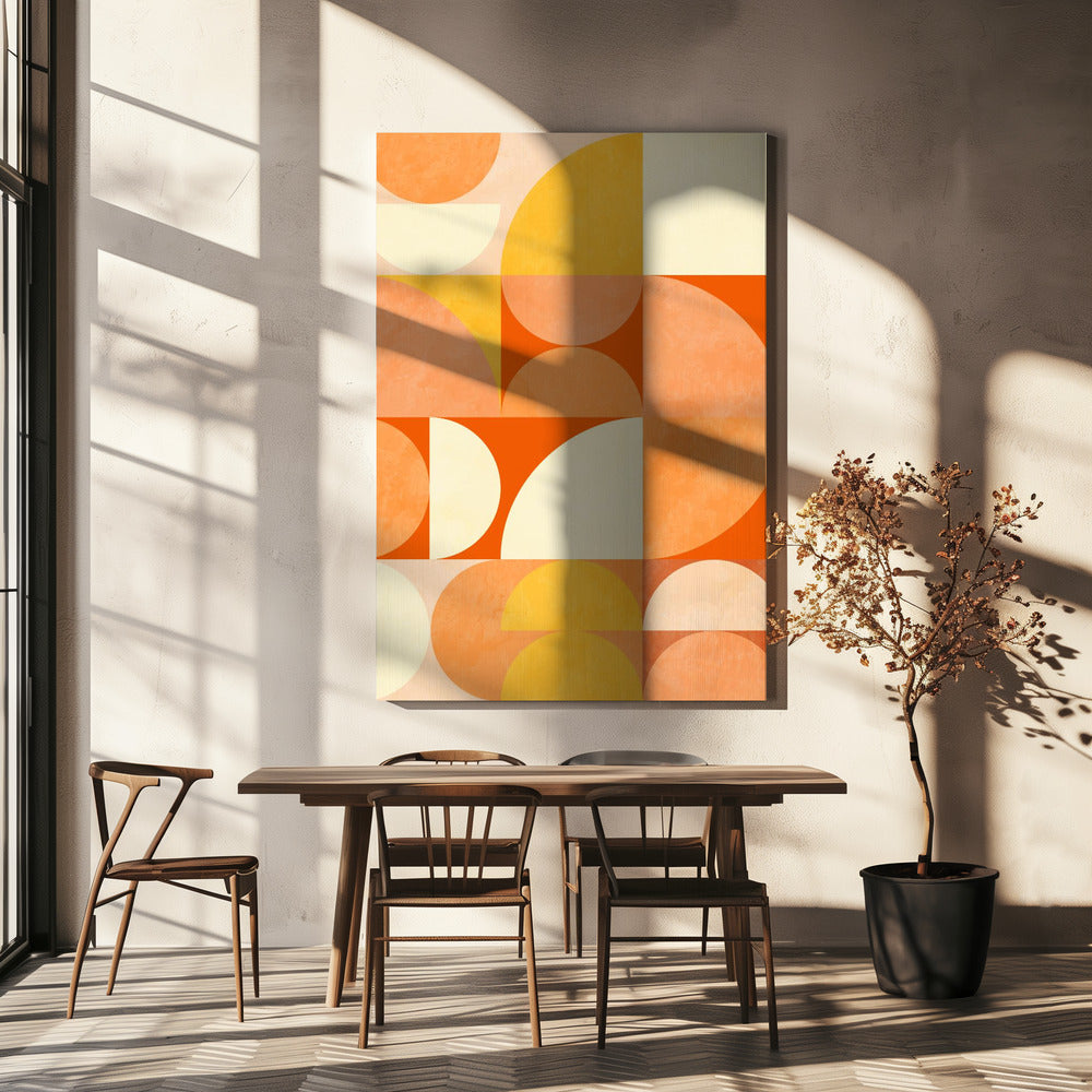 Spring Mid Rhapsody Orange 3 | Leinwand