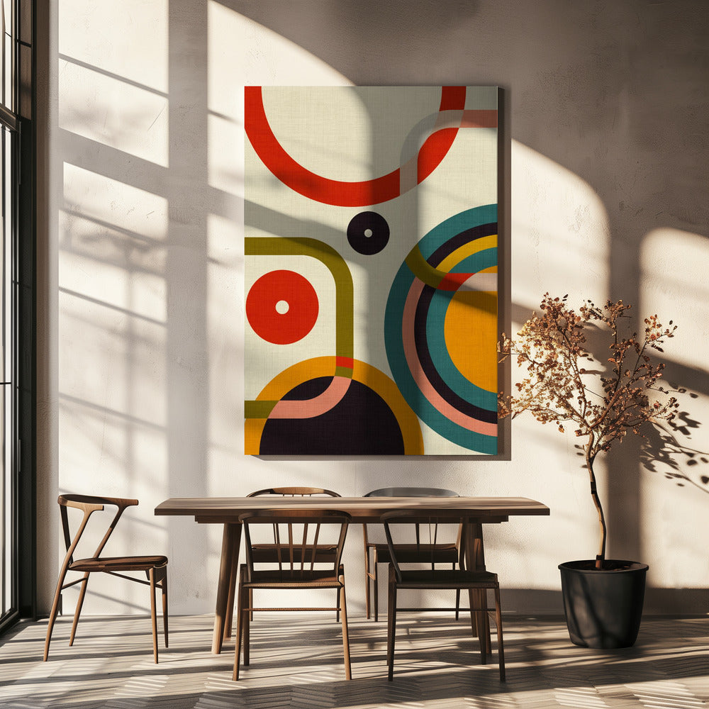 Mid Century Cirque | Leinwand