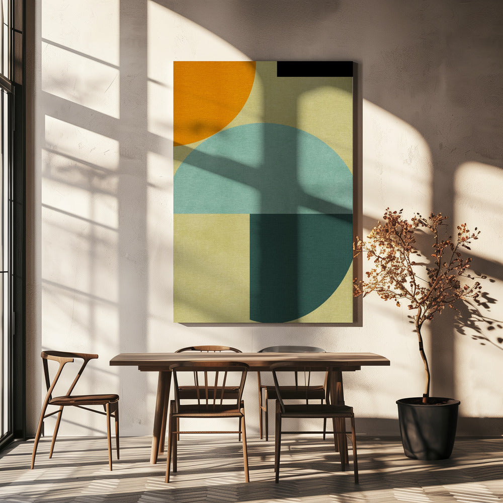 Regenbogen Plus Formen3 | Leinwand