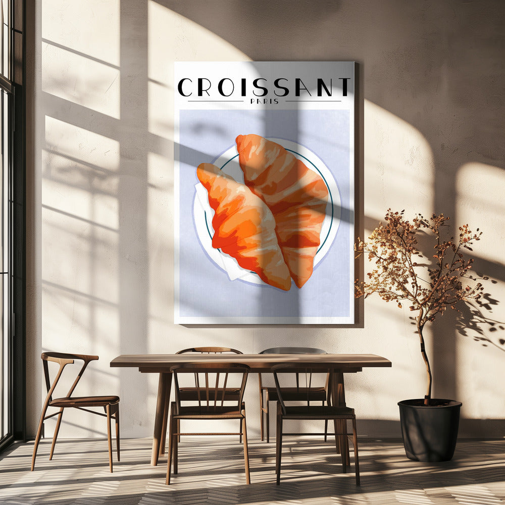 Croissant - Paris | Leinwand