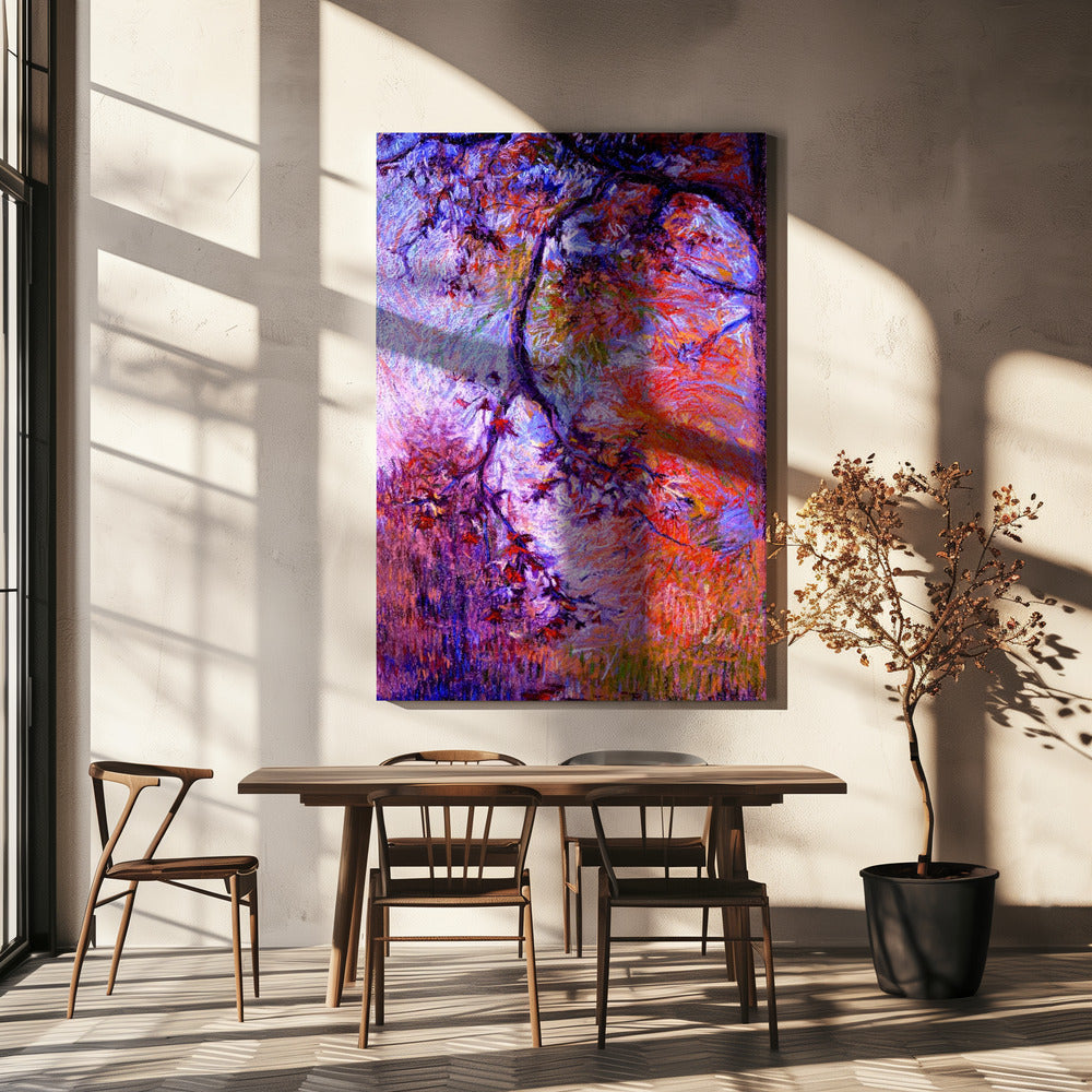 Herbstzweige lodern | Leinwand