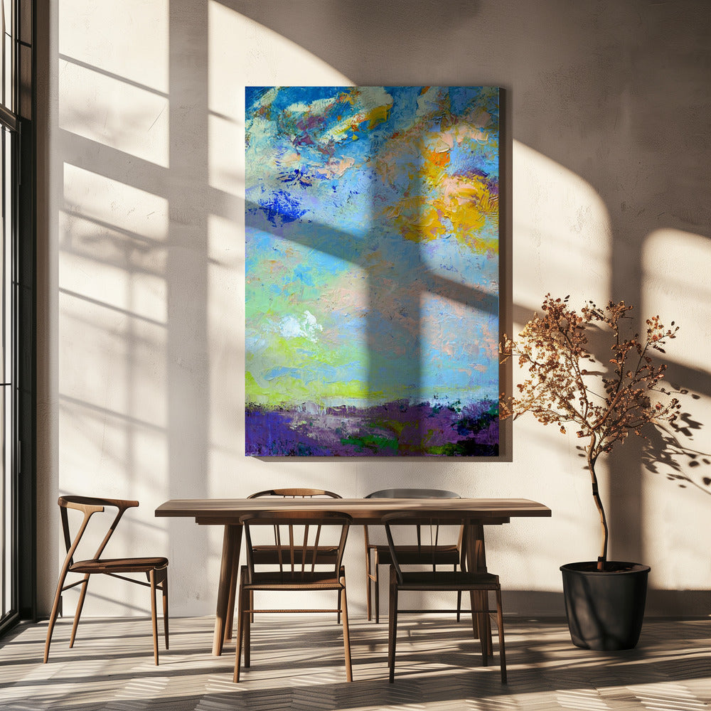 Lebendige Himmelslandschaft | Leinwand
