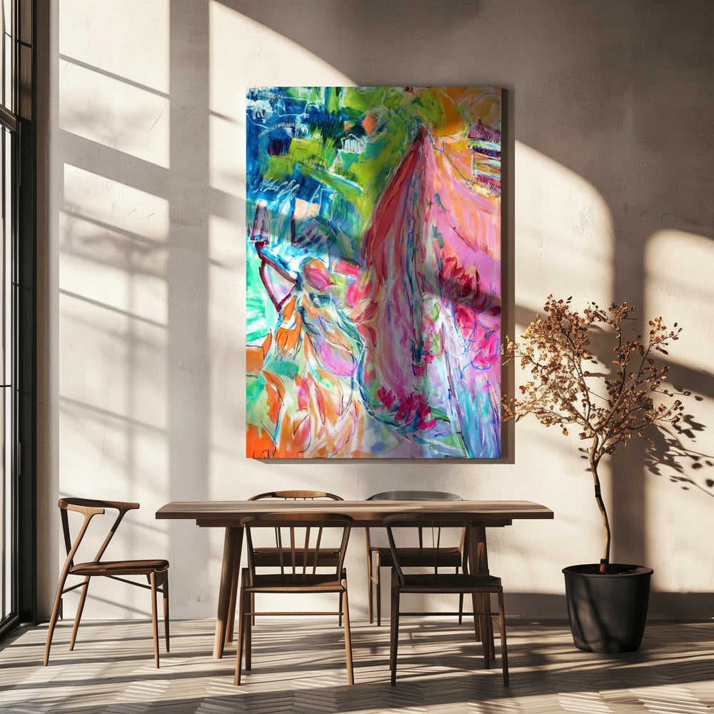 Lebendiger Wandteppich | Leinwand