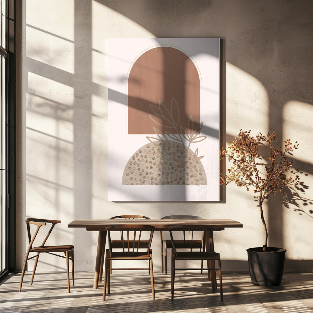 Boho Beige 1 | Leinwand