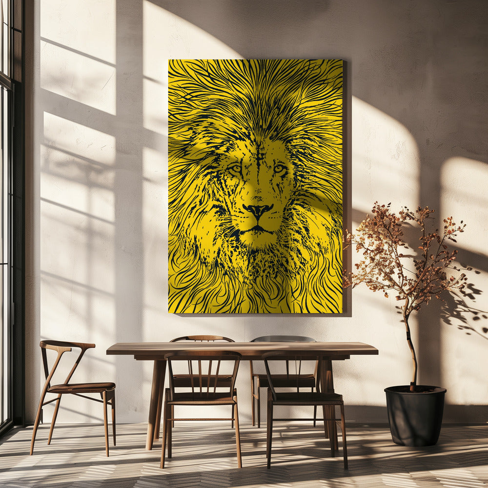Lion Portrait – King of the Beasts | Canvas