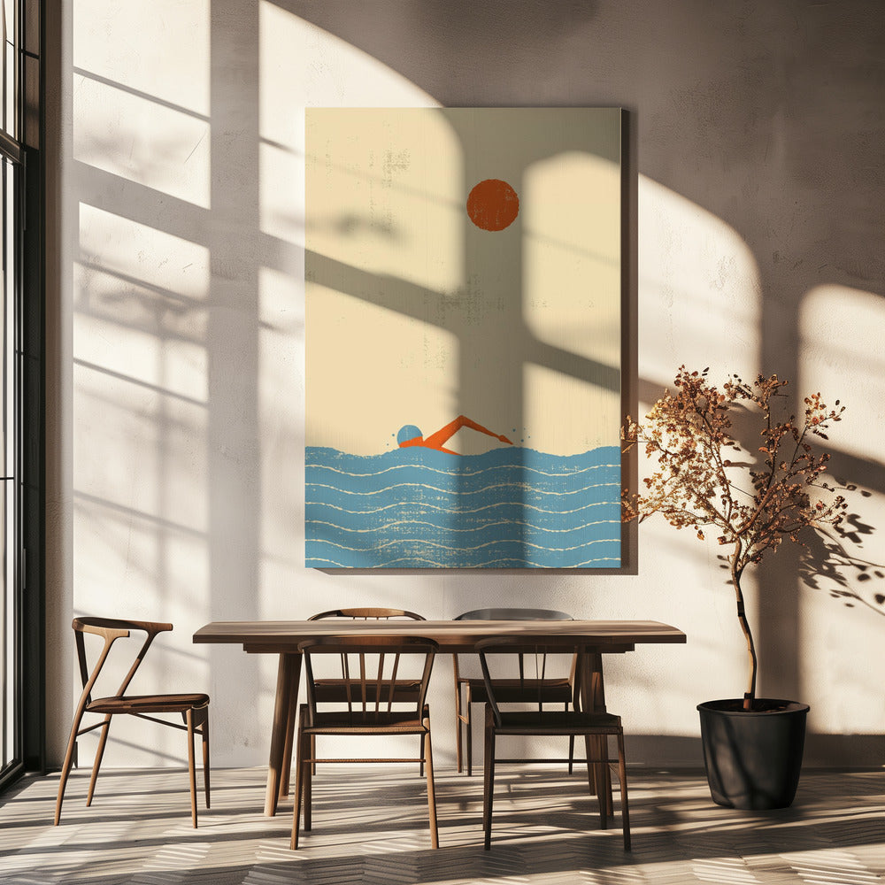 Swimmer | Canvas