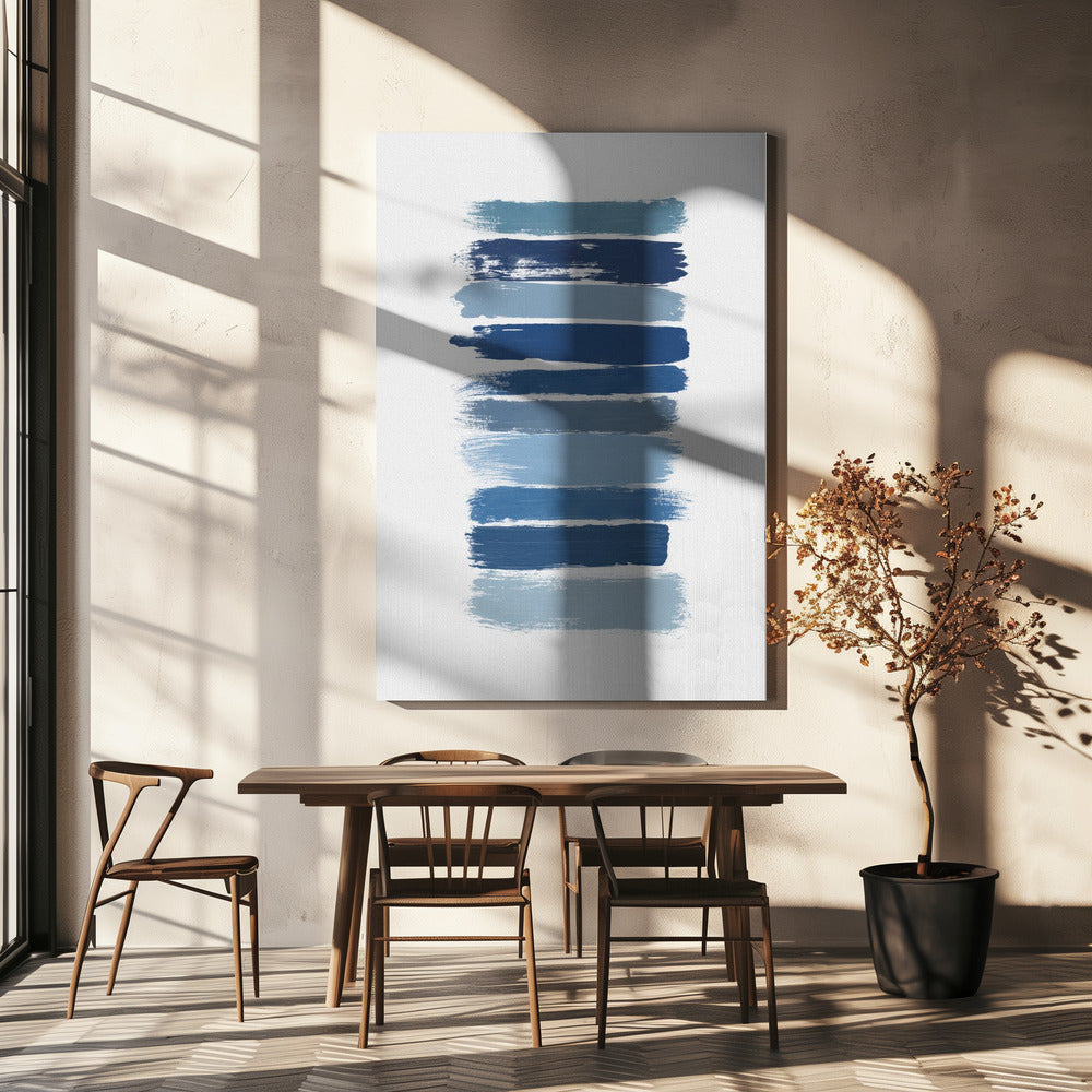 Ombre Blau | Leinwand