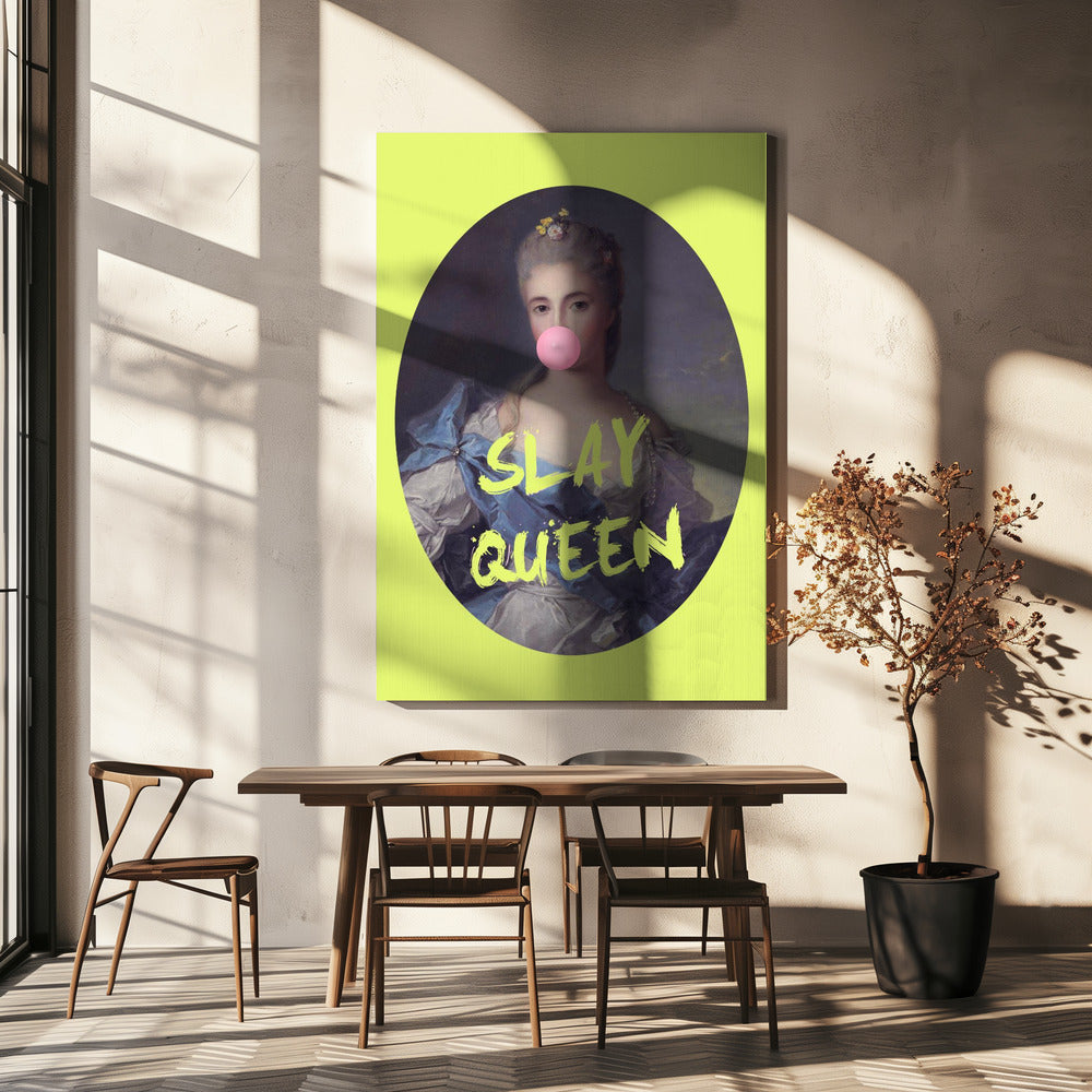 Slayqueen Yellow Ratioiso | Leinwand