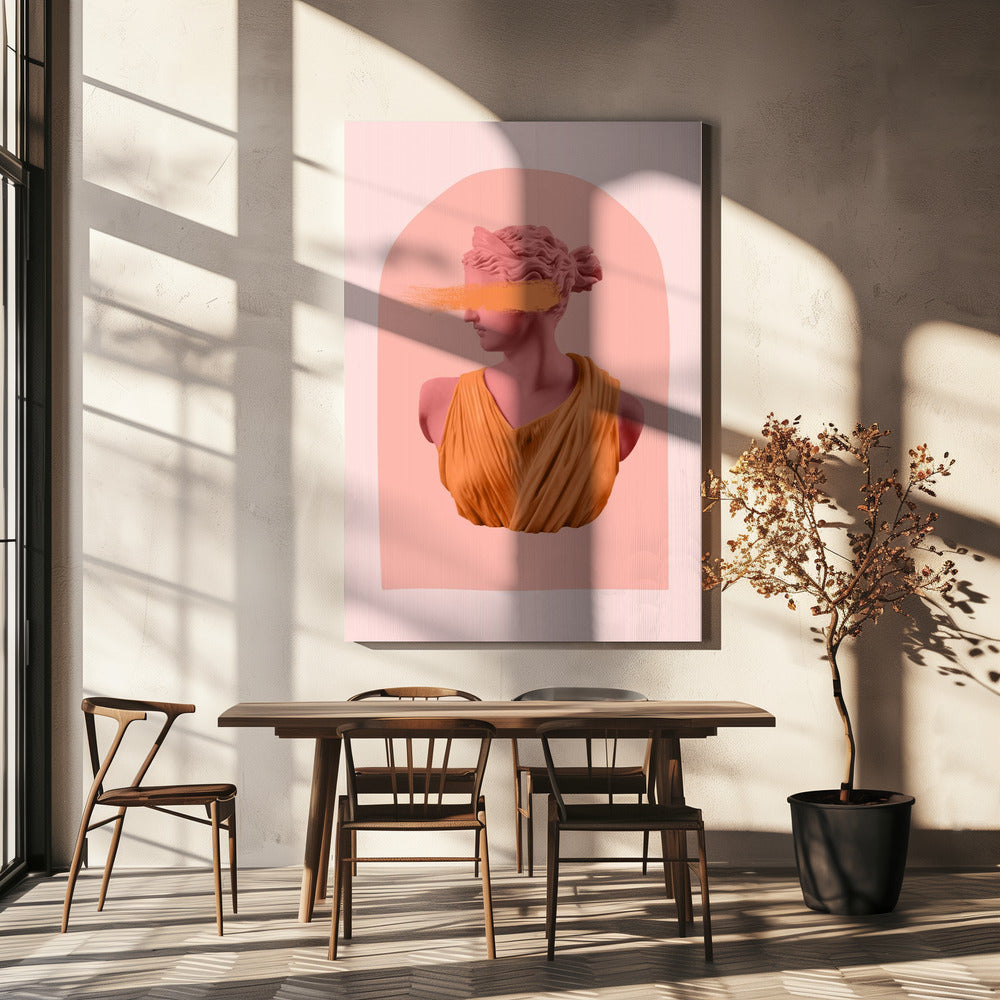 Artemispinkorange2 Verhältnis | Leinwand