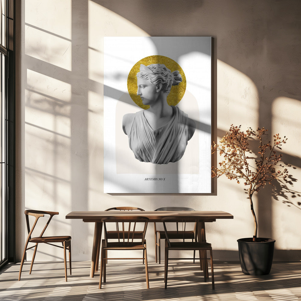 Goldene Göttin Artemis | Leinwand