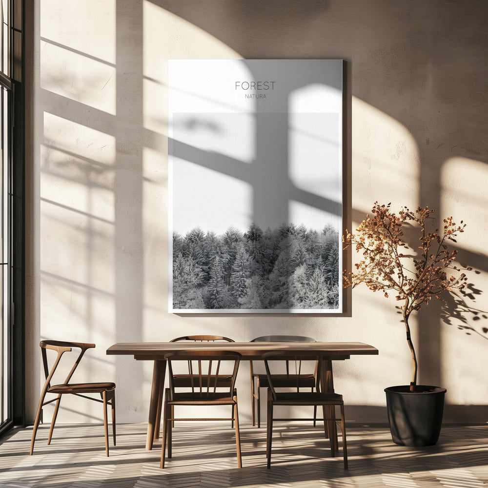 Frostige Ruhe | Leinwand