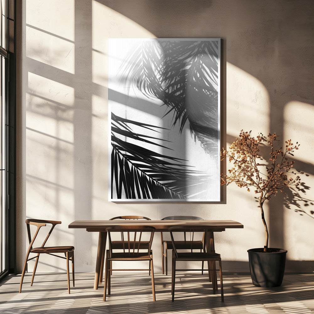 Palmensilhouetten | Leinwand